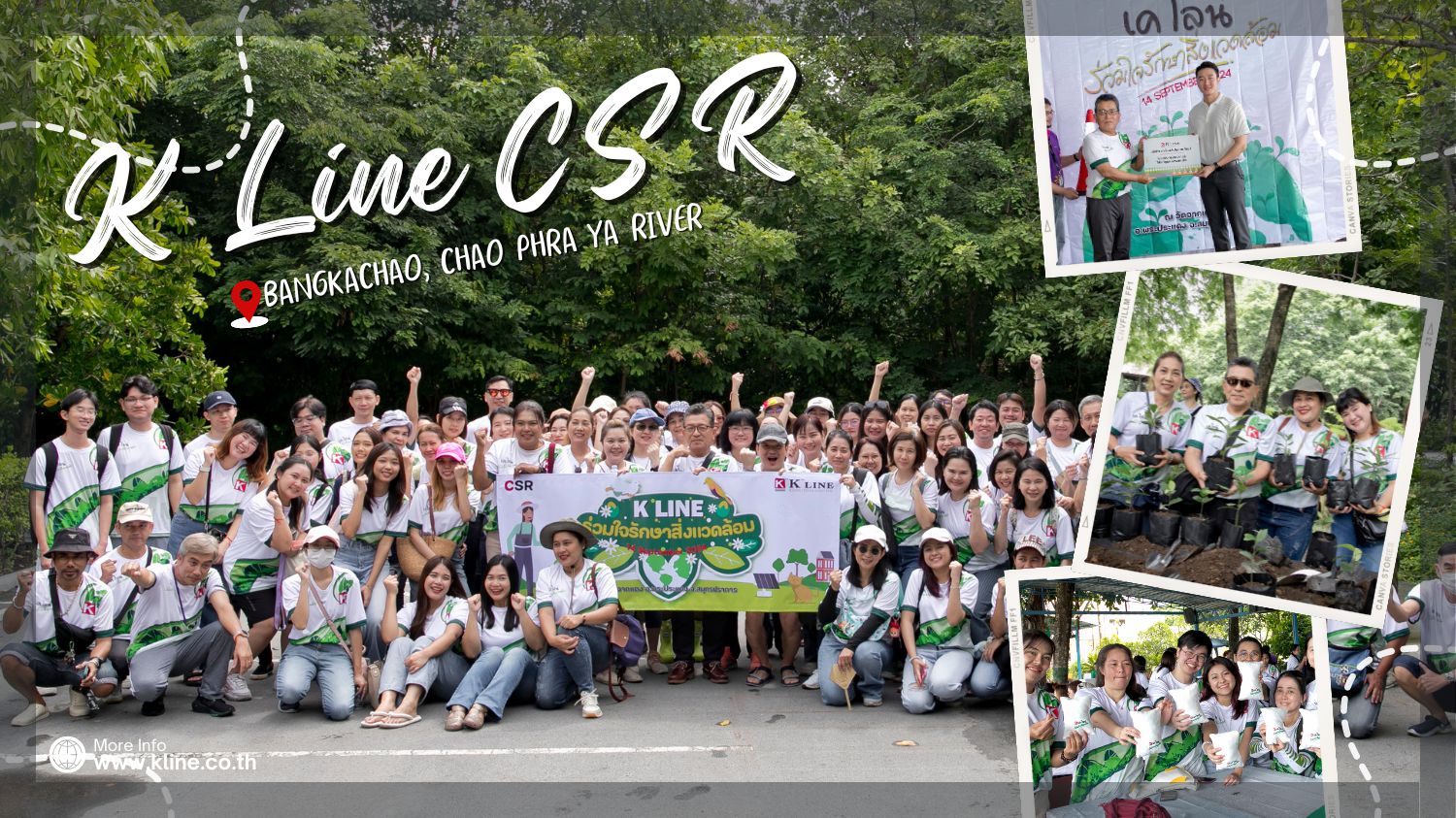 K Line Thailand Participates in CSR Activity “K Line Cares for the Environment” at Bang Kachao, Chao Phraya River